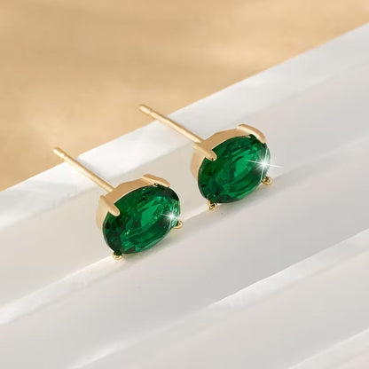 Gleam owalne kolczyki