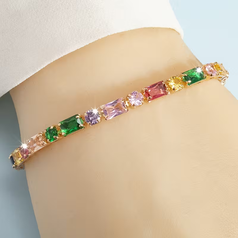 Bransoletka szmaragdowego blasku