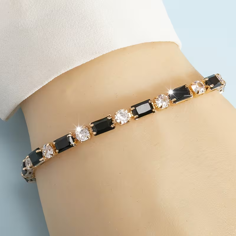 Bransoletka szmaragdowego blasku