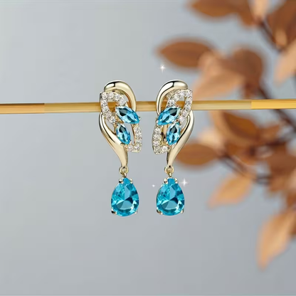 Kolczyki Aksamitny Płomień