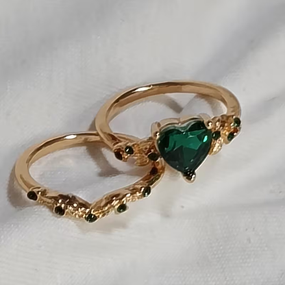 Zestaw dwóch pierścionków Heartbound